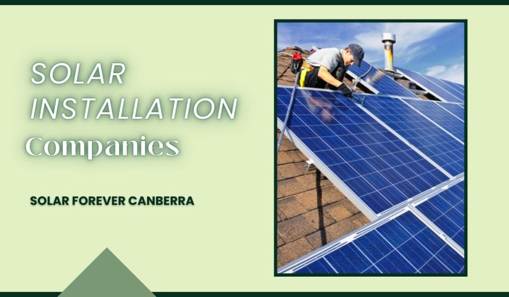 solar panel installation companies in Canberra